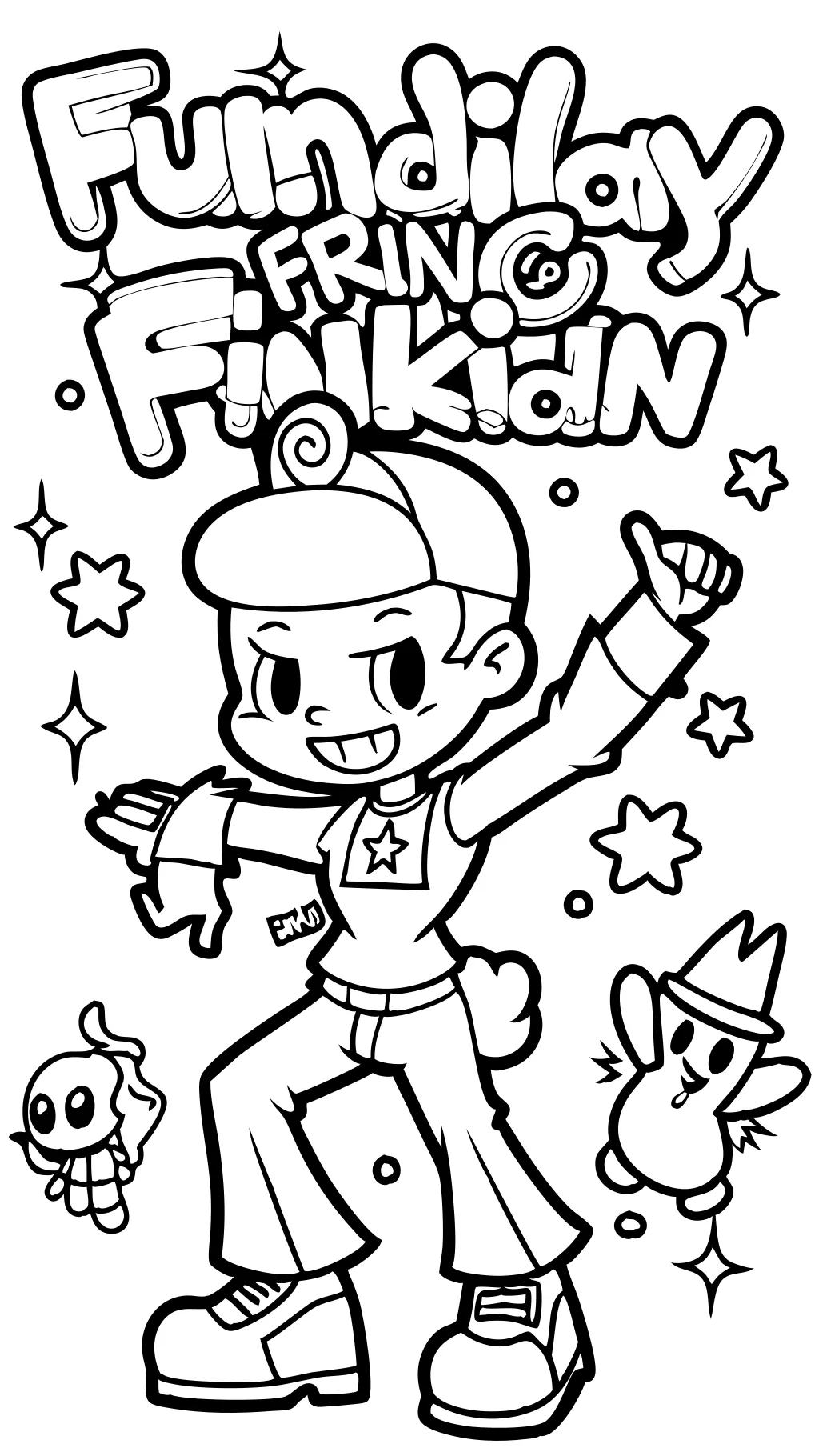 fnf coloring pages